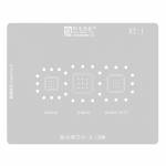 Amaoe RT1 0.12mm Router Chip BGA Reballing Stencil for QCN6102 / IPQ5000 / QCA8337-AL3C