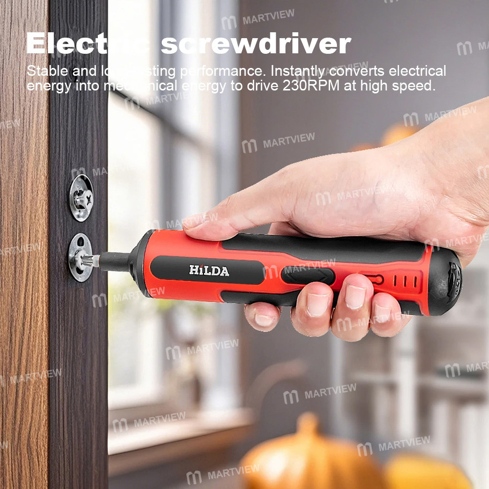 hilda multifunction-rechargeable-4v-cordless-electric-screwdriver-with-27pcs-screwdriver-bits-9