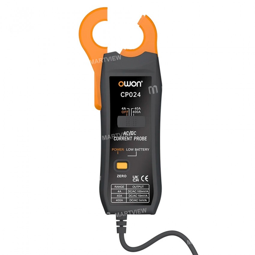 owon cp024-4a-to-400a-dc-ac-three-gear-current-clamp-for-storage-oscilloscope-5