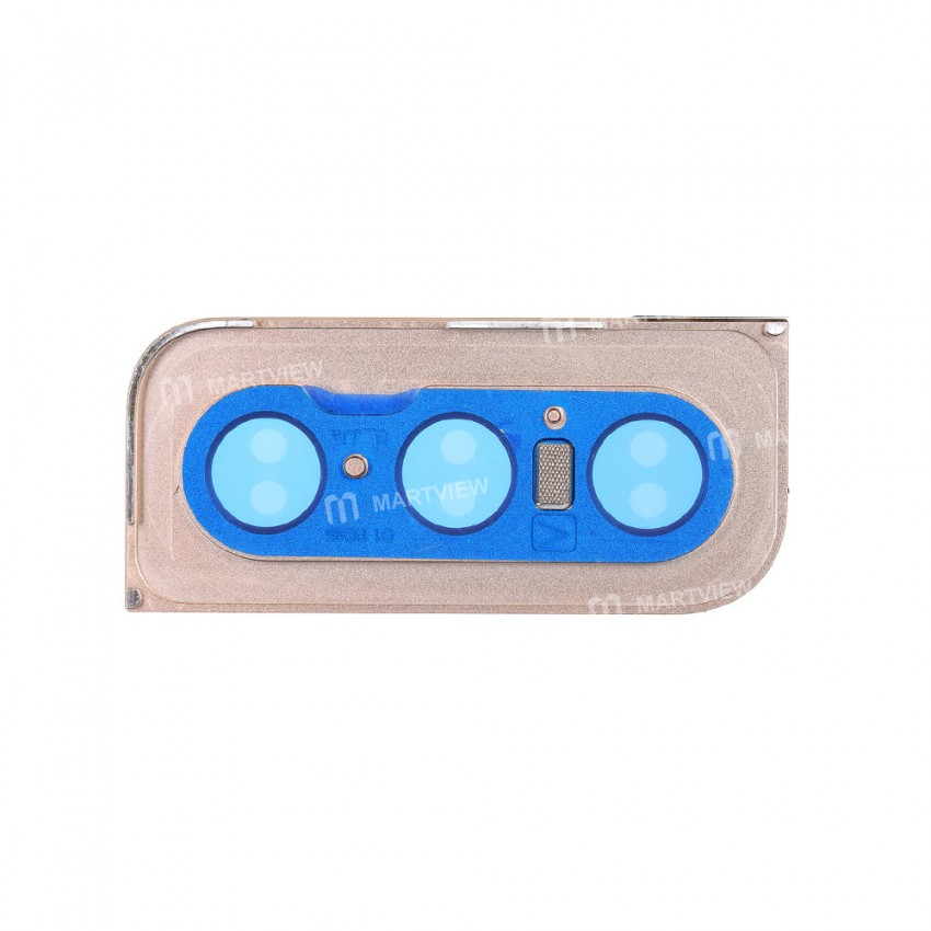 Replacement rear back camera cover holder with lens for samsung galaxy s21 violet