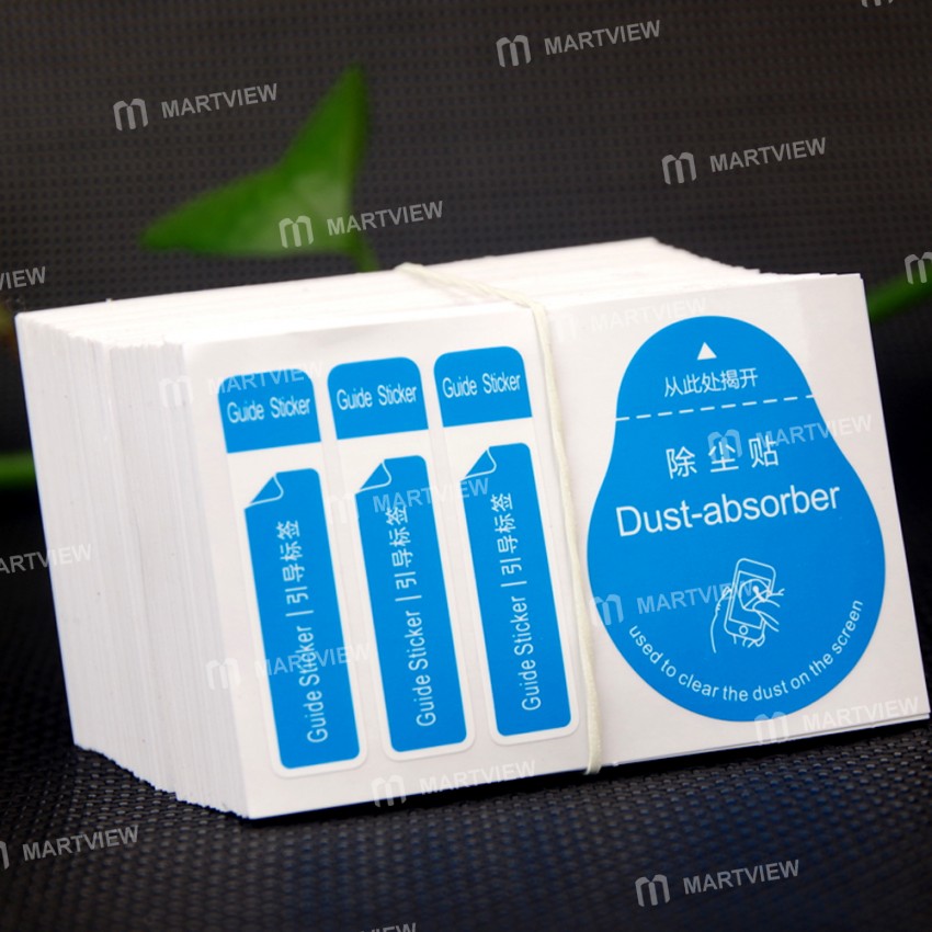 Blue Dust Removal Dust Absorber Dedust Sticker - 50pcs