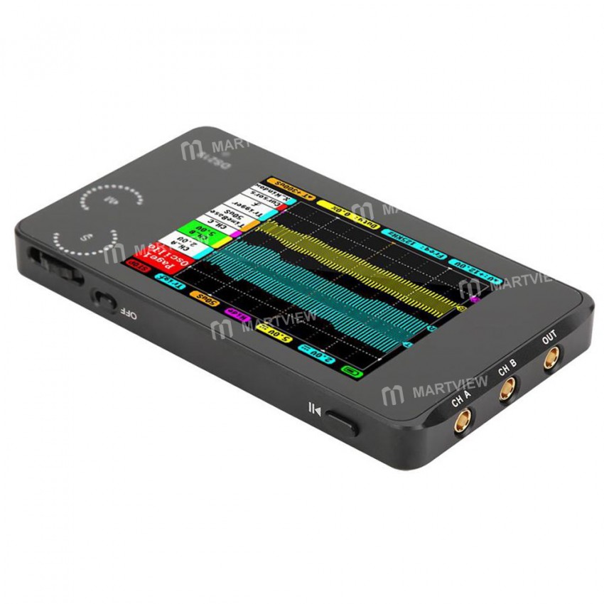 DS212 Portable Dual-channel Digital Touch Screen Oscilloscope with USB Interface