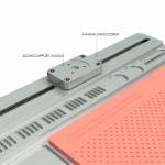 Wylie SWT-86 Large Size Microscope Movable Track Aluminum Alloy Base Work Pad