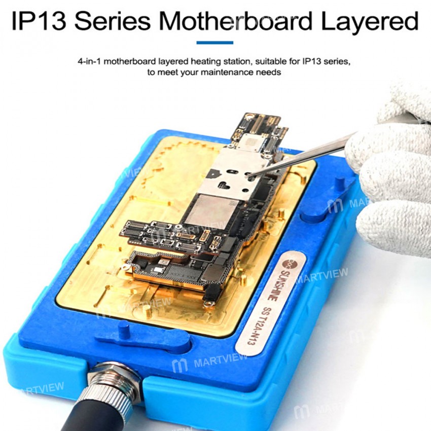 Sunshine T12A-N13 Preheating Welding Platform for iPhone 13 Series Motherboard Layering