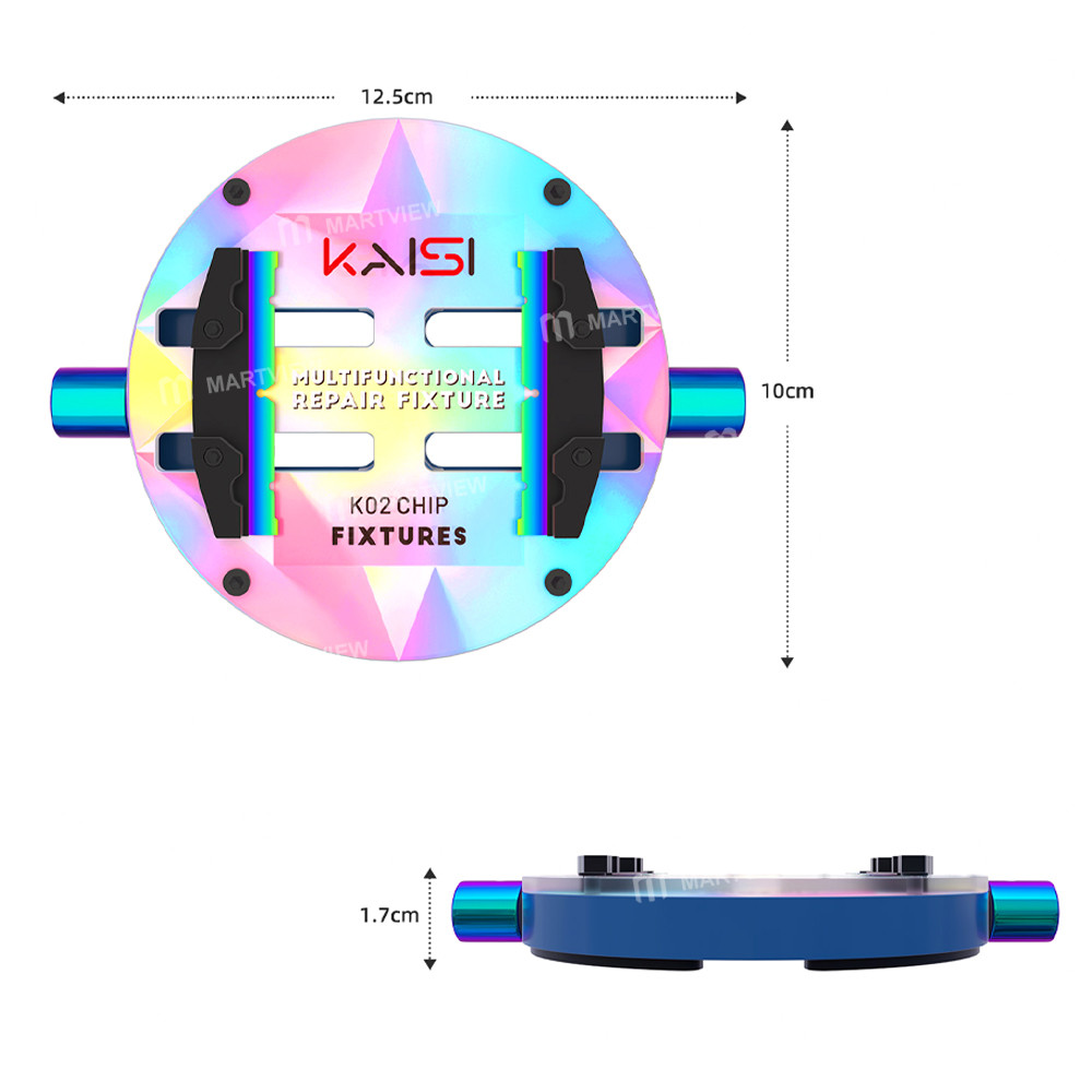 kaisi k02-high-temperature-resistant-glass-panel-motherboard-ring-shaped-fixture-for-pcb-repair-7