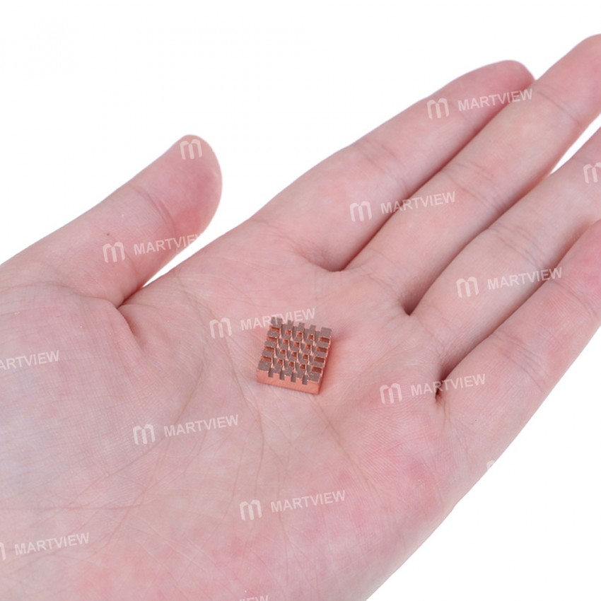 14*12mm Copper Heatsink for RAM Memory/North and South Bridge/Video Memory - 8Pcs