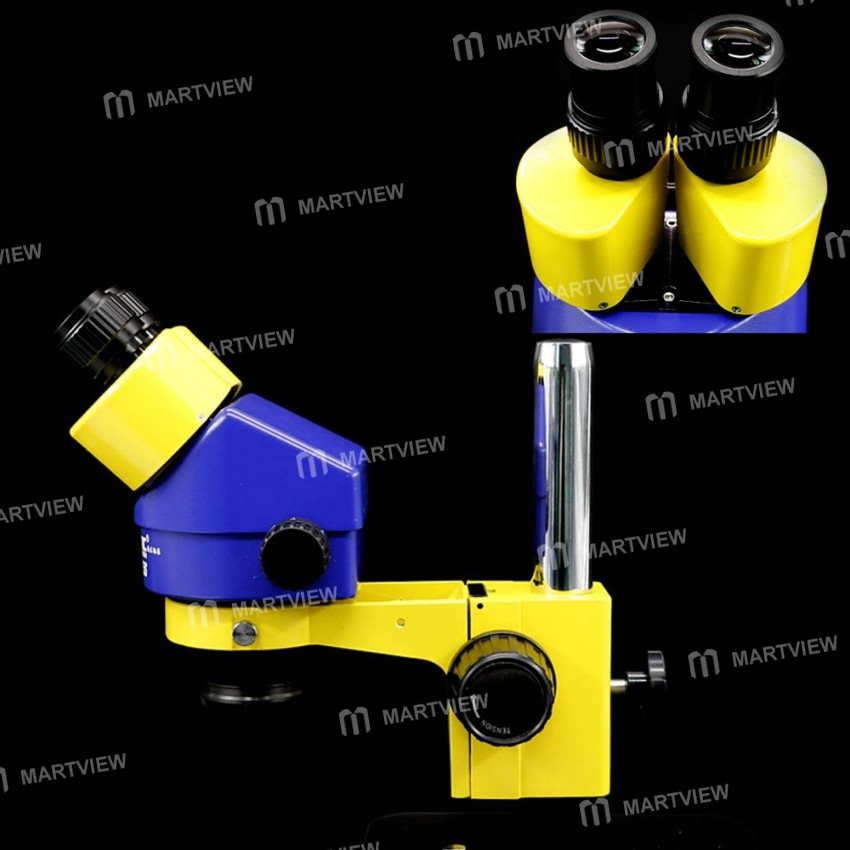 MECHANIC MC75S-B1 7-45X Binocular Stereo Microscope With Big Base Extension Holder LED Light Stereo
