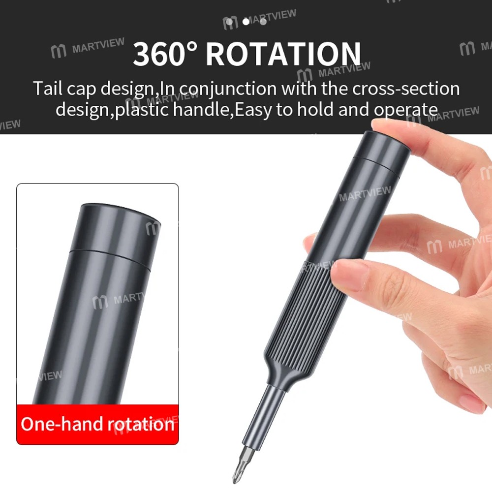 luxianzi 27-in-1-concealed-hand-screwdriver-set-with-13pcs-dual-head-bit-for-mobile-phone-repair-8