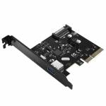 Orico PA31-AC Desktop Computer Motherboard PCI-E Expansion Card with USB3.1 / Type-C Interface