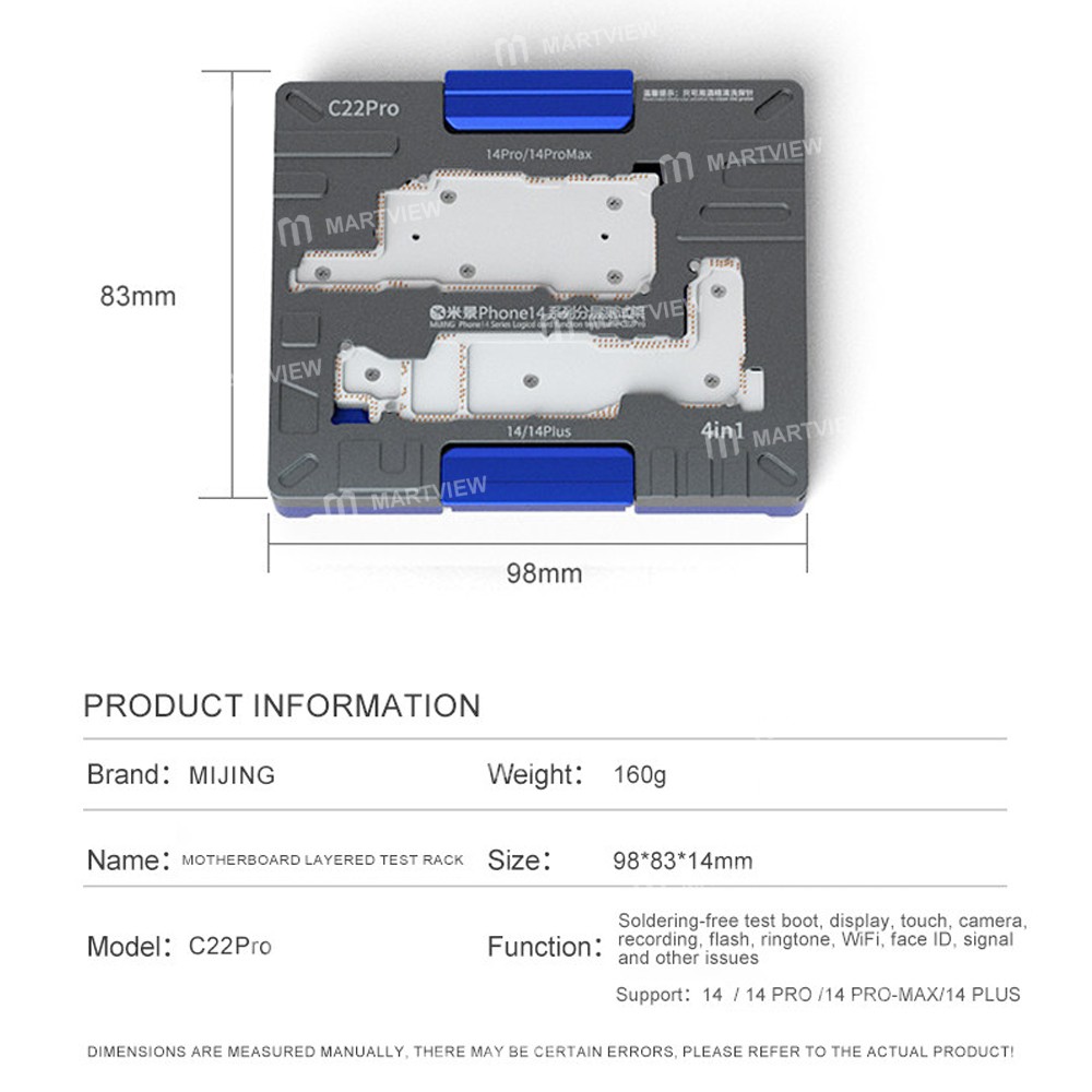 mijing c22pro-4-in-1-motherboard-middle-layered-testing-fixture-2