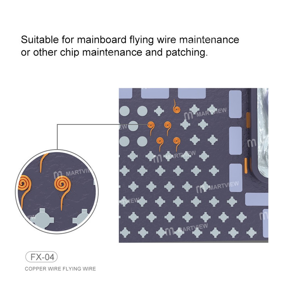 mijing fx-04-004mm-copper-flying-line-for-motherboard-pcb-repair-3