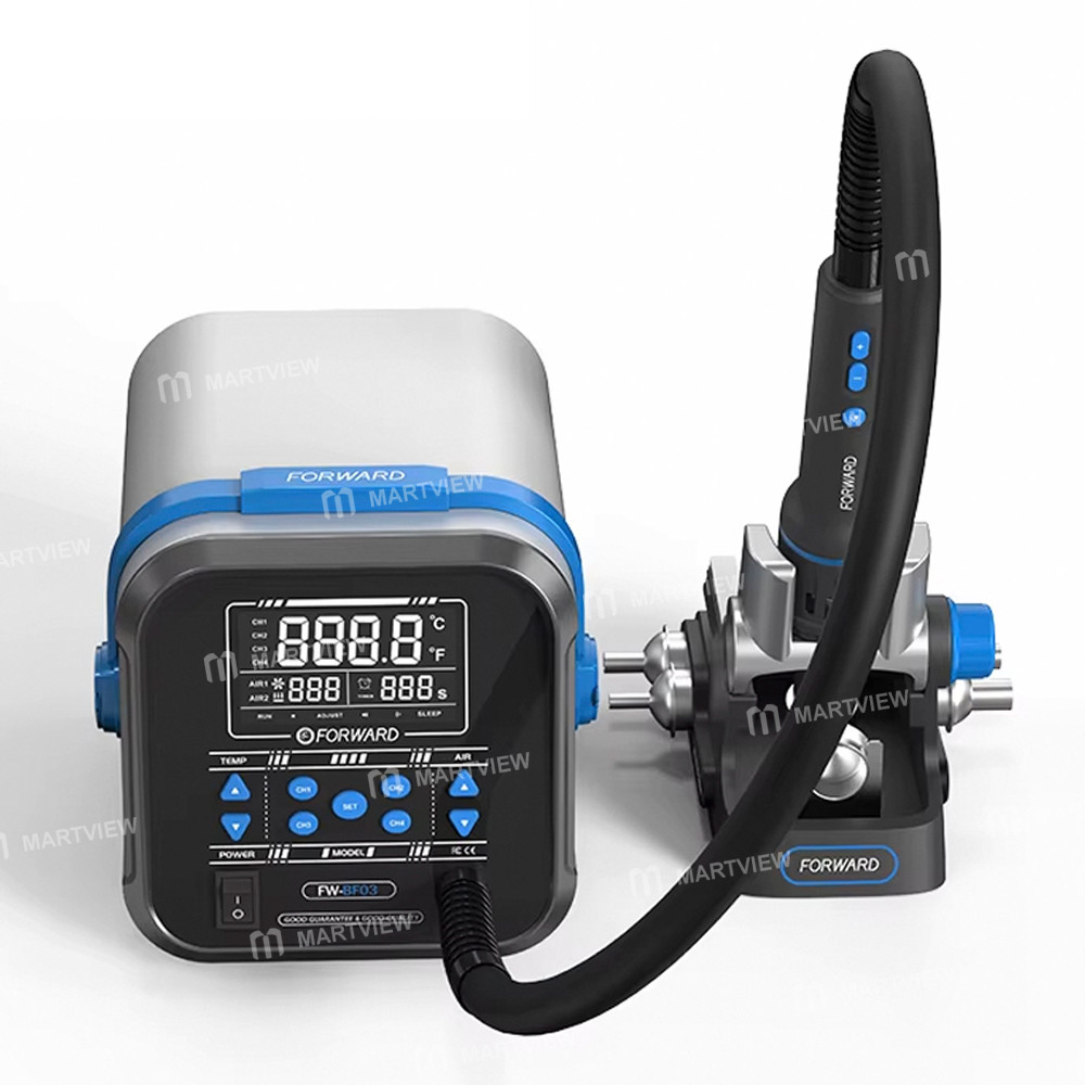 forward fw-bf03-tpu-1300w-high-precision-temperature-control-hot-air-gun-desoldering-rework-station-