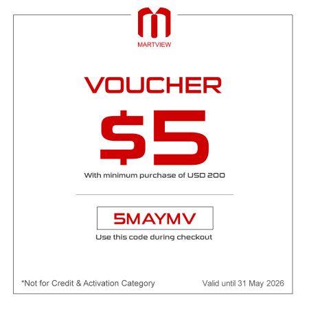 Get $5 discount with minimum purchase of $200