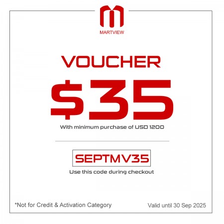Get $35 discount with minimum purchase of $1200
