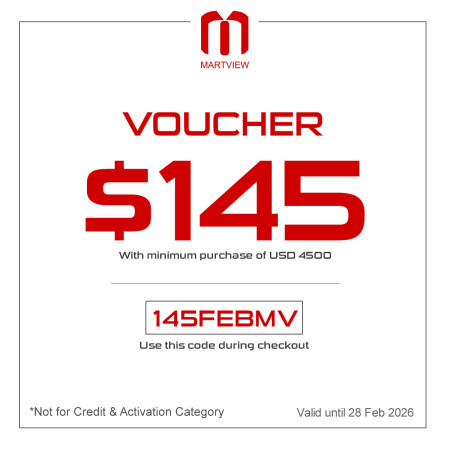 Get $145 discount with minimum purchase of $4500