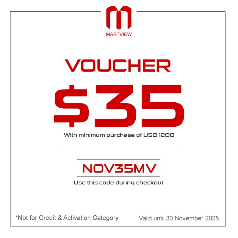 Get $35 discount with minimum purchase of $1200