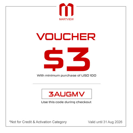 Get $3 discount with minimum purchase of $100