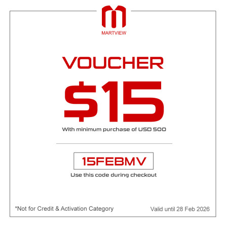 Get $15 discount with minimum purchase of $500
