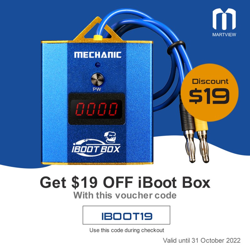 Get USD 19 OFF Mechanic iBoot Box Power Supply for Android with this voucher code!