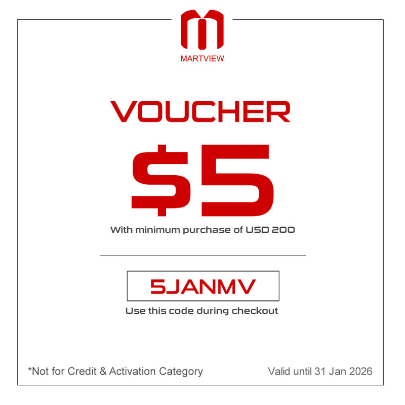 Get $5 discount with minimum purchase of $200