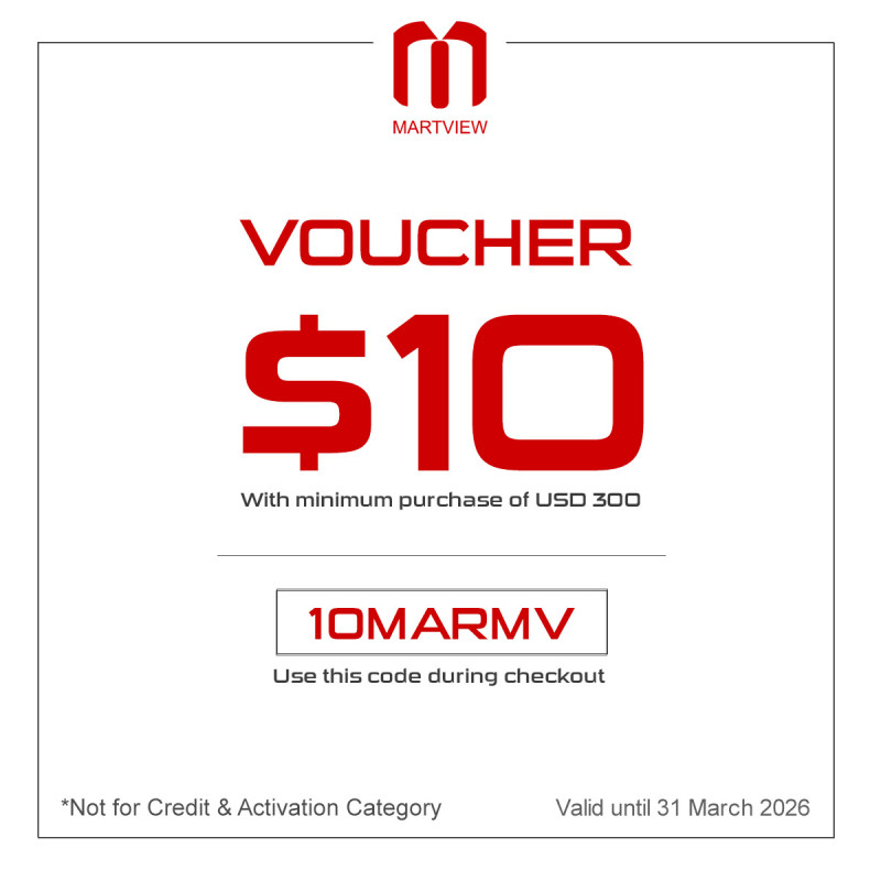 Get $10 discount with minimum purchase of $300