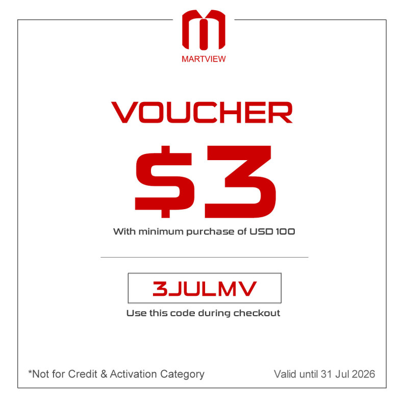 Get $3 discount with minimum purchase of $100