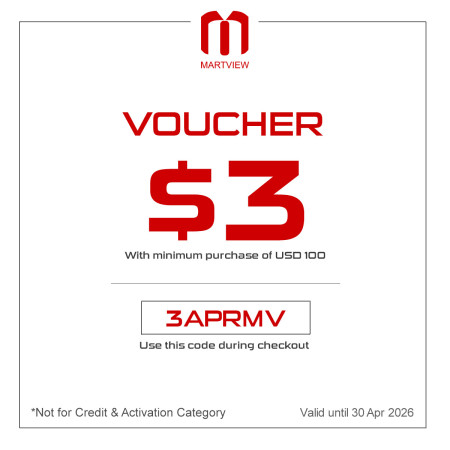 Get $3 discount with minimum purchase of $100