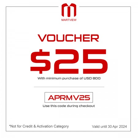 Get $25 discount with minimum purchase of $800 - Martview