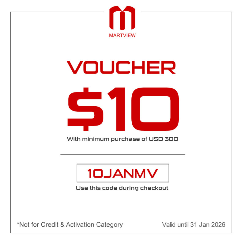 Get $10 discount with minimum purchase of $300