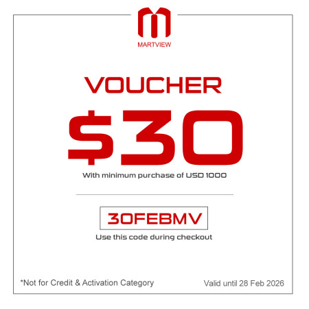 Get $30 discount with minimum purchase of $1000